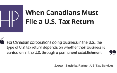 When ​Canadians ​Must ​File ​a ​U.S. ​Tax ​Return