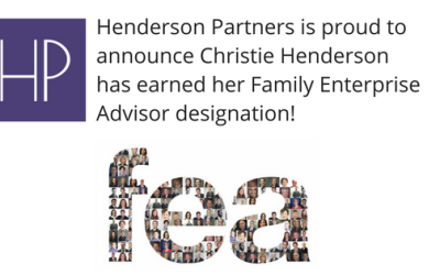 Christie Henderson Earns FEA Designation