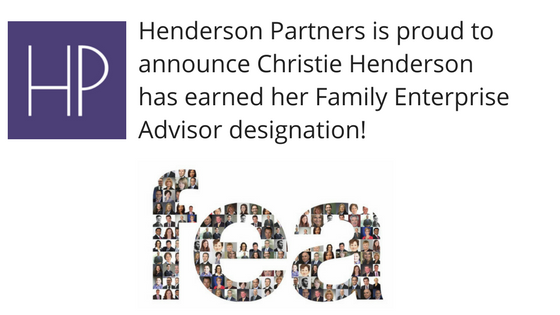 Christie Henderson Earns FEA Designation
