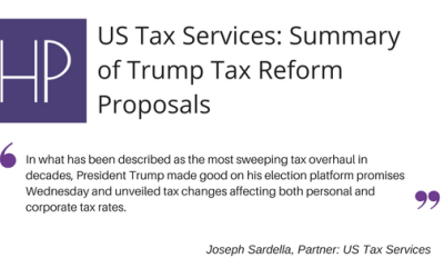 US Tax Services: Summary of Trump Tax Reform Proposals